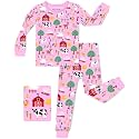 babee Reshinee Bamboo Viscose Toddler Girls Kids Pajamas Unicorn Mermaid Pjs Long Sleeve Snug fit 12M-8Y 2pcs Soft Jammies