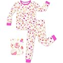 babee Reshinee Bamboo Viscose Toddler Girls Kids Pajamas Unicorn Mermaid Pjs Long Sleeve Snug fit 12M-8Y 2pcs Soft Jammies