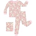 babee Reshinee Bamboo Viscose Toddler Girls Kids Pajamas Unicorn Mermaid Pjs Long Sleeve Snug fit 12M-8Y 2pcs Soft Jammies