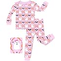 babee Reshinee Bamboo Viscose Toddler Girls Kids Pajamas Unicorn Mermaid Pjs Long Sleeve Snug fit 12M-8Y 2pcs Soft Jammies