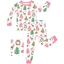 babee Reshinee Bamboo Viscose Toddler Girls Kids Pajamas Unicorn Mermaid Pjs Long Sleeve Snug fit 12M-8Y 2pcs Soft Jammies