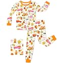 babee Reshinee Bamboo Viscose Toddler Girls Kids Pajamas Unicorn Mermaid Pjs Long Sleeve Snug fit 12M-8Y 2pcs Soft Jammies