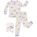 babee Reshinee Bamboo Viscose Toddler Girls Kids Pajamas Unicorn Mermaid Pjs Long Sleeve Snug fit 12M-8Y 2pcs Soft Jammies