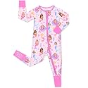 babee Reshinee Viscose Derived from Bamboo Baby Footie Pajamas Convertible Newborn Sleeper for Baby Girl Zipper Onesie 0-24M