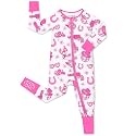 babee Reshinee Viscose Derived from Bamboo Baby Footie Pajamas Convertible Newborn Sleeper for Baby Girl Zipper Onesie 0-24M