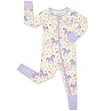 babee Reshinee Viscose Derived from Bamboo Baby Footie Pajamas Convertible Newborn Sleeper for Baby Girl Zipper Onesie 0-24M