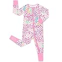 babee Reshinee Viscose Derived from Bamboo Baby Footie Pajamas Convertible Newborn Sleeper for Baby Girl Zipper Onesie 0-24M