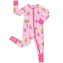 babee Reshinee Viscose Derived from Bamboo Baby Footie Pajamas Convertible Newborn Sleeper for Baby Girl Zipper Onesie 0-24M