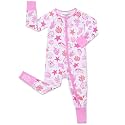 babee Reshinee Viscose Derived from Bamboo Baby Footie Pajamas Convertible Newborn Sleeper for Baby Girl Zipper Onesie 0-24M