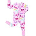 babee Reshinee Viscose Derived from Bamboo Baby Footie Pajamas Convertible Newborn Sleeper for Baby Girl Zipper Onesie 0-24M