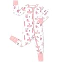 babee Reshinee Viscose Derived from Bamboo Baby Footie Pajamas Convertible Newborn Sleeper for Baby Girl Zipper Onesie 0-24M