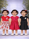 babeezworld Baby Girls MidiKnee Length Casual Dress