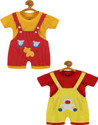 babeezworld Dungaree For Boys & Girls Casual Applique Pure Cotton