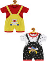 babeezworld Dungaree For Boys & Girls Casual Applique Pure Cotton