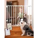 Babelio No Bottom Bar Baby Gate, 28" H x 26-43" W, White