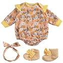 BABESIDE 3 Pcs Reborn Baby Doll Clothes for 17-22 Inch Baby Dolls