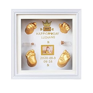 babies bloom baby hand and footprint kits for newborn babies collection white