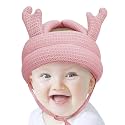 BABIES BLOOM Toddler Walking Safety Helmet| Head Protector Breathable Headguard Safety Helmet, Pink (6-36 M)