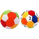Babique Ball Soft Toy Stuffed Plush Ball Kids Birthday Gift 26 cm (Multi), Multicolor, Medium&amp;Babique Ball Soft Toy Stuffed Plush Ball Kids Birthday Gift 26 cm (1234)
