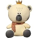 Babique Crown Teddy Plush Soft Toy Cute Kids Animal Home Decor Boys/Girls/Baby 30 cm (Pack of 1)