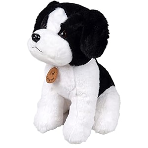 babique doggy plush soft toy cute kids animal home decor boysgirlsbaby black color 35 cm pack of 1
