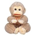 Babique Monkey Stuffed Soft Toy Plush Soft Toy Cute Kids Animal Home Decor Boys/Girls/Baby Brown 30cm