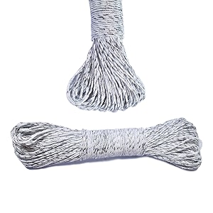 babique nylon rope cloth hanging rope farm rope fencing for both indoor and outdoor purpose 30 meter multicolour