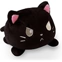Babique Reversible plushie Cat Stuffed Soft Toy Plush Soft Toy Cute Kids Animal Home Decor Boys/Girls/Baby (Black 15cm)
