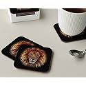 Babique Tea Coaster Set Printed , MDF Wood Material Coasters for Home and Kitchen, Office Table, Dining Table, Home Decor (Set of 4) CT-50
