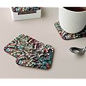 Babique Tea Coaster Set Printed , MDF Wood Material Coasters for Home and Kitchen, Office Table, Dining Table, Home Decor (Set of 4) CT-22