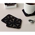 Babique Tea Coaster Set Printed , MDF Wood Material Coasters for Home and Kitchen, Office Table, Dining Table, Home Decor (Set of 4) CT-35