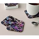Babique Tea Coaster Set Printed , MDF Wood Material Coasters for Home and Kitchen, Office Table, Dining Table, Home Decor (Set of 4) CT-27