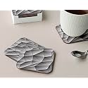 Babique Tea Coaster Set Printed , MDF Wood Material Coasters for Home and Kitchen, Office Table, Dining Table, Home Decor (Set of 4) CT-26