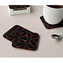 Babique Tea Coaster Set Printed , MDF Wood Material Coasters for Home and Kitchen, Office Table, Dining Table, Home Decor (Set of 4) CT-21