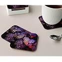 Babique Tea Coaster Set Printed , MDF Wood Material Coasters for Home and Kitchen, Office Table, Dining Table, Home Decor (Set of 4) CT-3