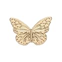 BABOLE 1 PCS BUTTERFLY SHOE DECORATION CHARM GOLD