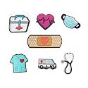 BABOLE PACK OF 7 MEDICAL CHARMS FOR CLOGS AND SANDELS