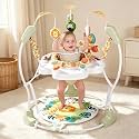 3-in-1 Baby Bouncer and Jumper, Baby Activity Center with Music&Light,6+M