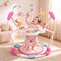 Baby Activity Center, 3-in-1 Infant Jumper and Bouncer with Music&Light,6+M