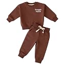 Organic Cotton Baby &amp; Toddler Sweatsuit – 2pc Cozy Premium Sweatshirt &amp; Jogger Set – OEKO-TEX Certfied Outfit