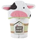Baby Aspen "Utterly Adorable Cow Hooded Towel/Baby Robe, 0-9 Months