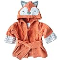 Baby Aspen Rub-a-Dub, Fox in the Tub Fox Hooded Baby Bath Towel/Baby/Toddler Robe, 0-9 Months