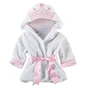 Baby Aspen Little Princess Hooded Baby Bathrobe 0-9 Months Soft Terrycloth Baby Bath Towel with Hood for Newborn Girl Gift, Gift for Girl Baby Shower, Infant Hooded Towel, Baby Girl Robe