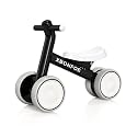Baby Balance Bike for 1 Year Old Boys Girls, 10-24 Month Toddler Balance Bike, Baby Bike with No Pedal 4 Silence Wheels, First Ride on Toys with Adjustable Soft Seat, First Birthday Gifts