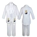 Baby Baptism White Tail Paisley Tuxedo Color Mary Maria Pope Spanish Stole Sm-7