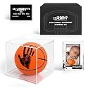Baby Basketball Handprint Kit - Baby Boy Basketball Newborn Keepsake Kit