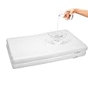 Baby Bassinet Mattress Pad (Rectangle, 12X29 2-Pack) for Newborn Comfort Breathable Easy Clean Hypoallergenic Waterproof Made in USA