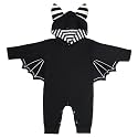 Baby Bat Costume My 1st Halloween Outfit Pumpkin Newborn Baby Boy Costume Black Bat Bodysuit Long Sleeve Romper With Hats