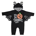 Baby Bat Costume My 1st Halloween Outfit Pumpkin Newborn Baby Boy Costume Black Bat Bodysuit Long Sleeve Romper With Hats