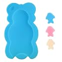 Baby Bath Cushion, Newborn Bath Support Sponge for Tub & Sink - Blue
